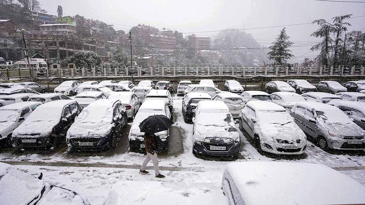 Snowfall, North India, Winter