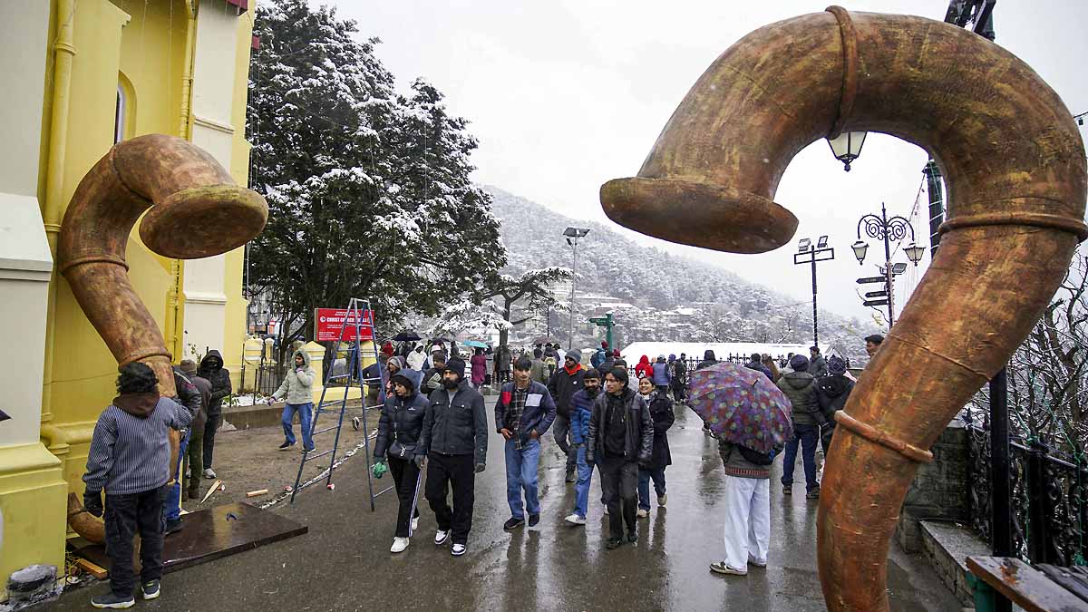 Snowfall, North India, Winter