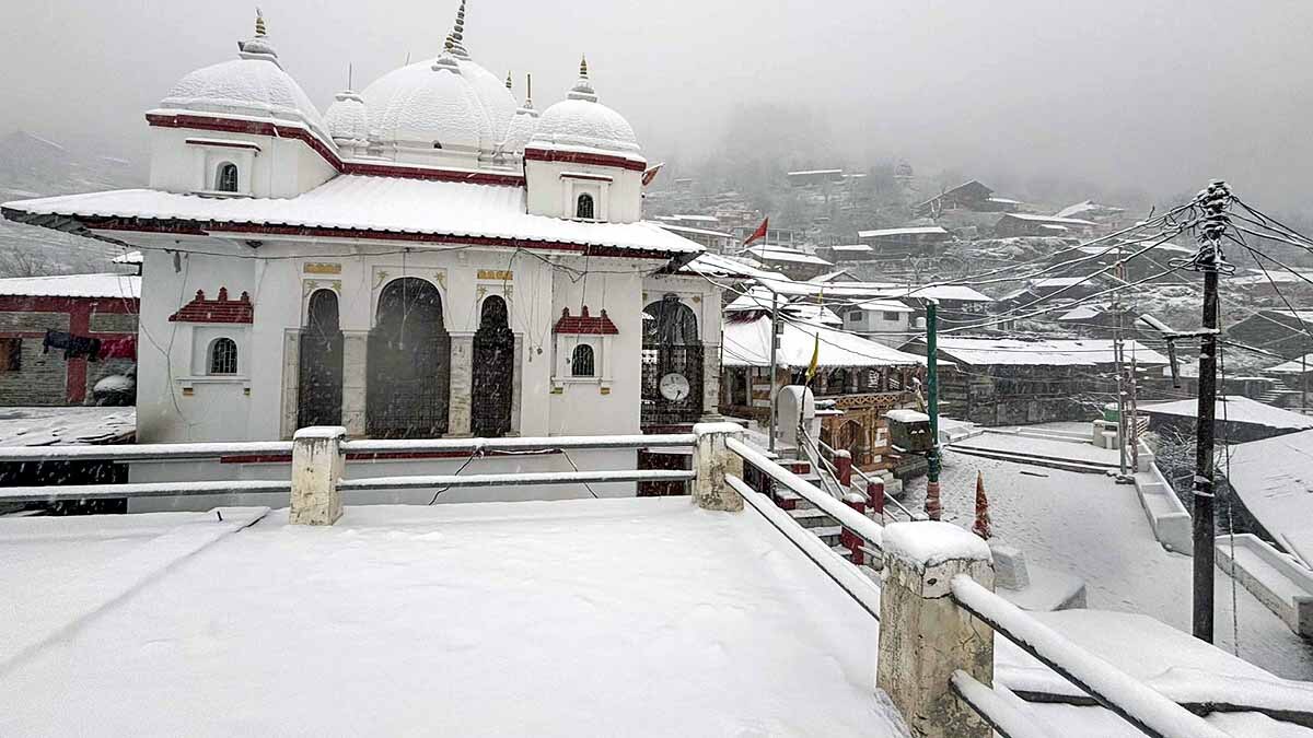 Snowfall, North India, Winter