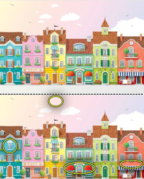 सर्किल में देखें तस्वीर में अंतर