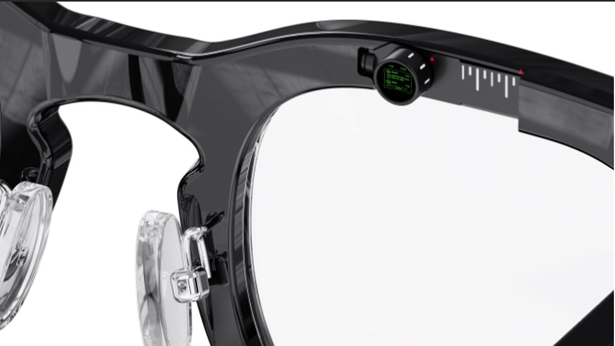 स्मार्ट ग्लासेस के साथ डिस्प्ले 