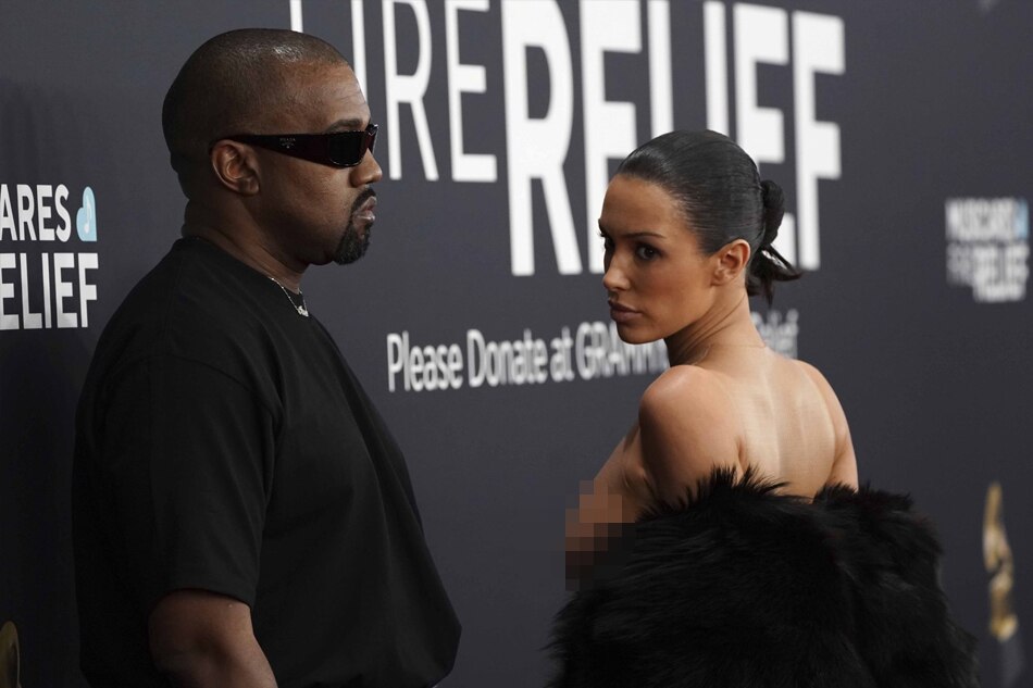 Kanye West and Bianca Censori