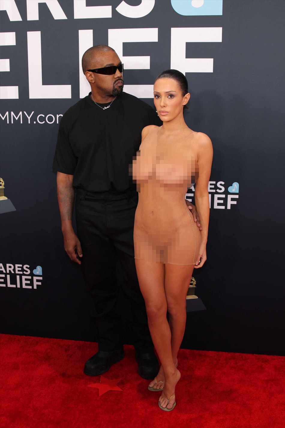 Kanye West and Bianca Censori
