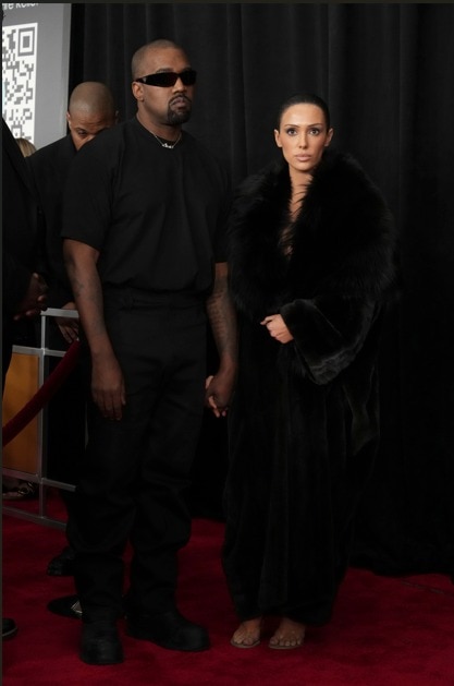 Kanye West and Bianca Censori