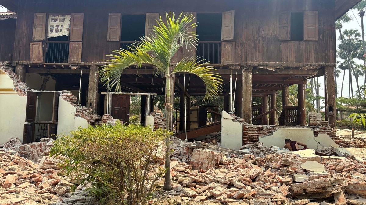 earthquake in Myanmar