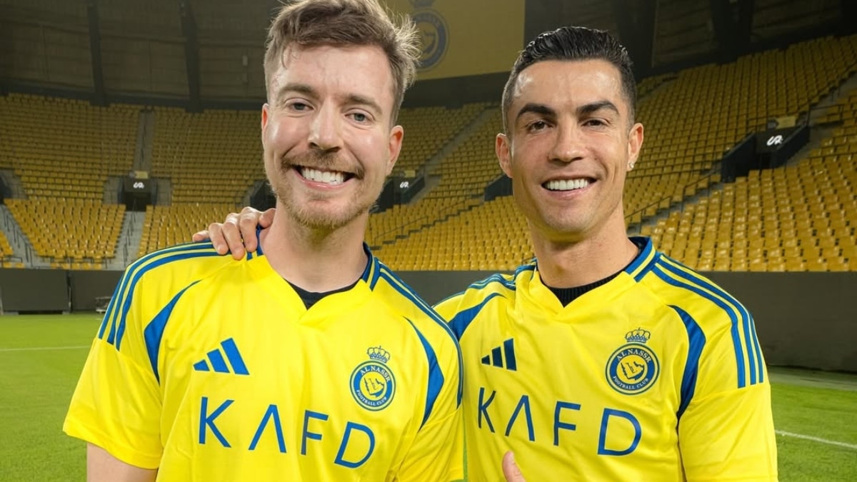 Mr Beast and Cristiano Ronaldo