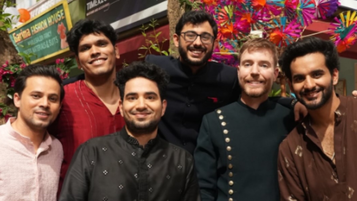 Mr Beast with Indian creators