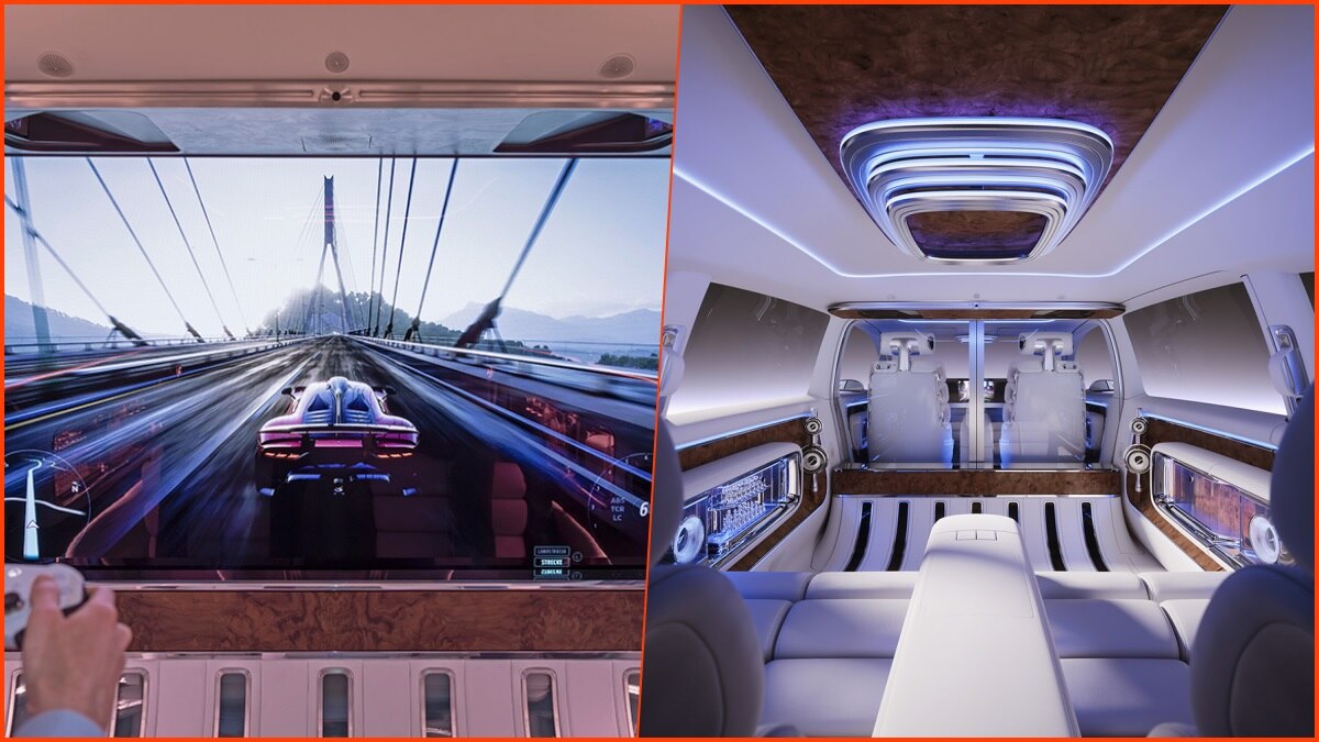 Mercedes Benz Vision V Screen