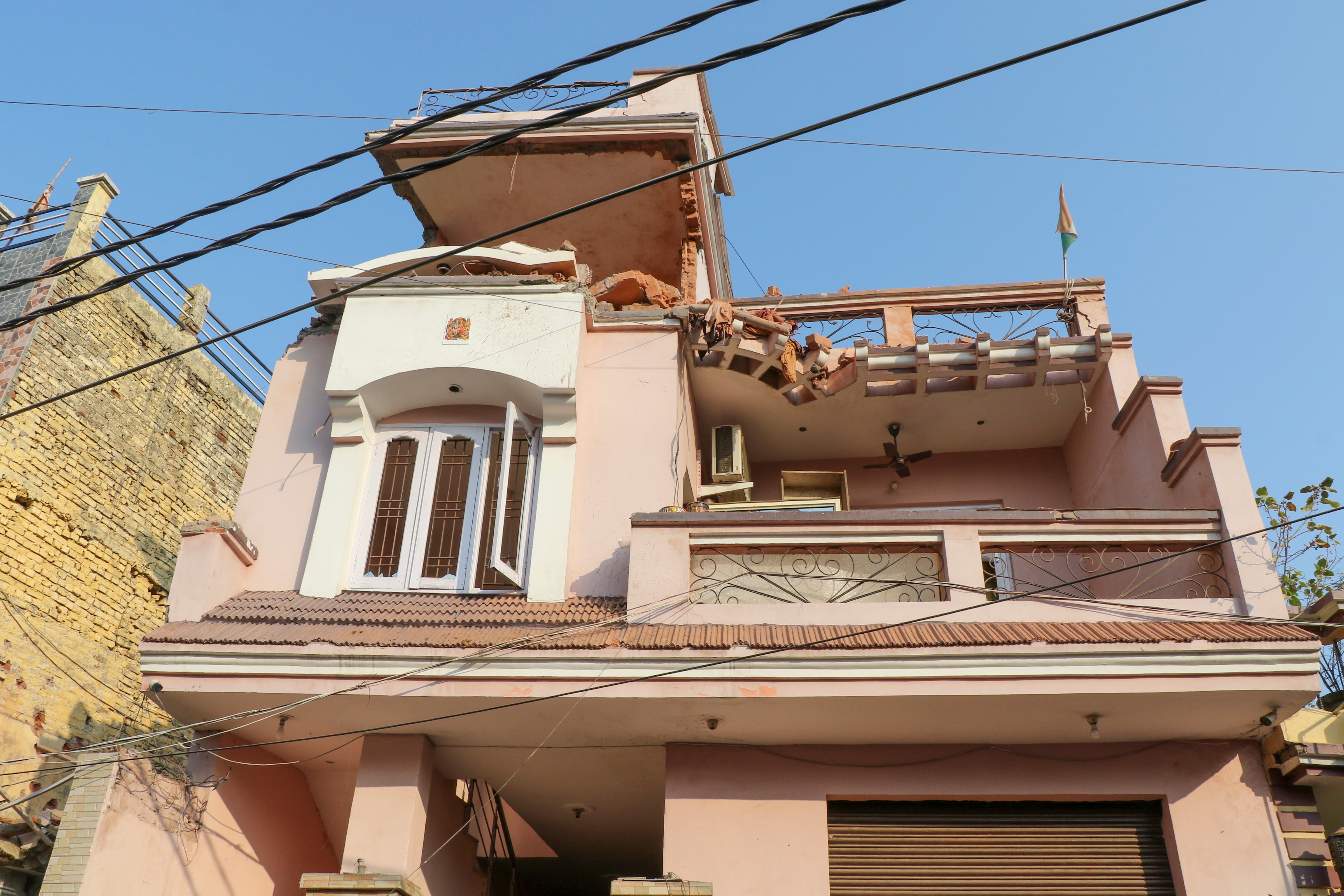Home damage in jammu