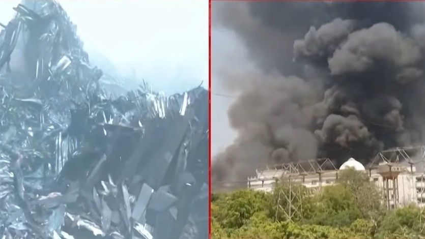 Ahemdabad Plane Crash Footage