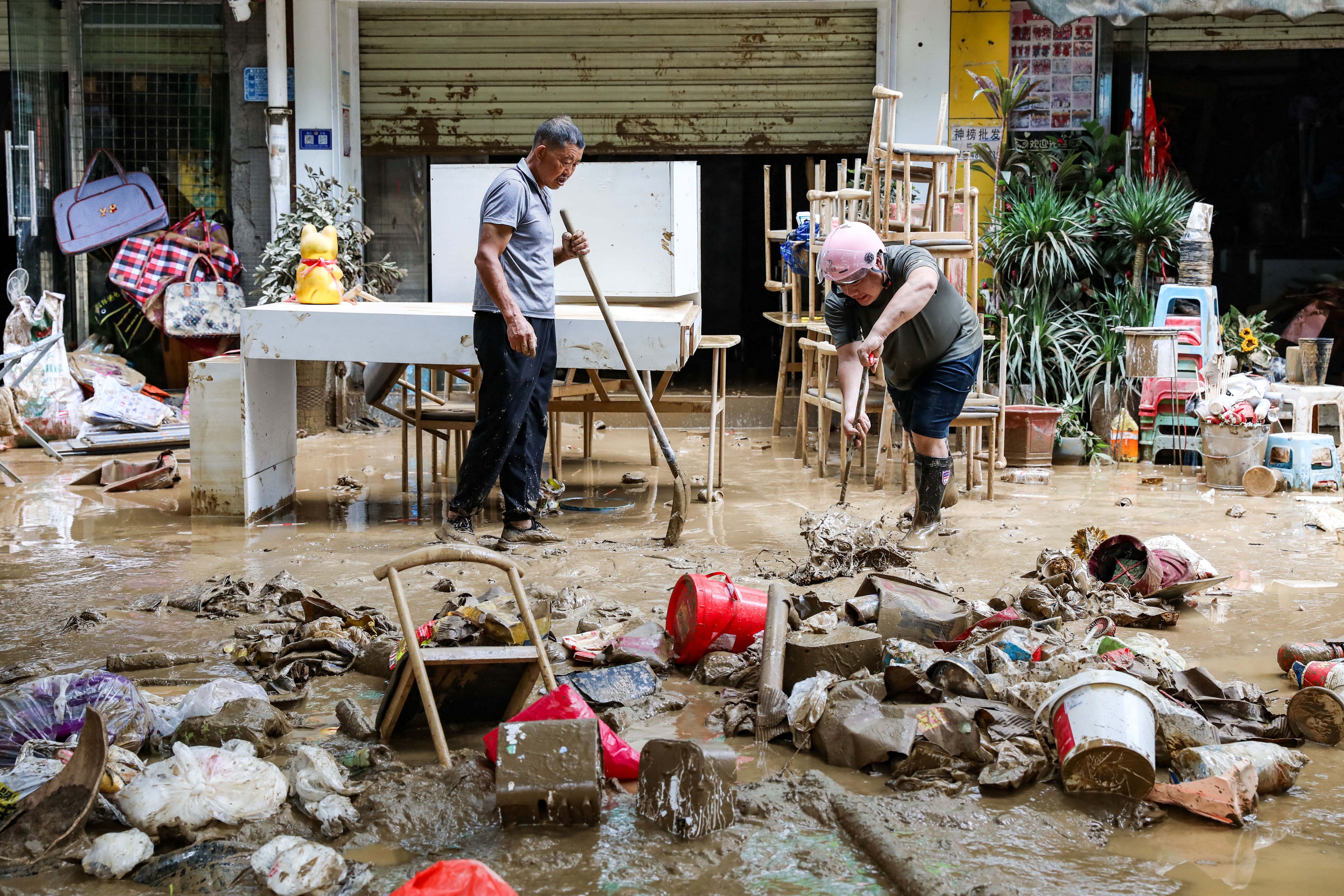 china heavy rain flood