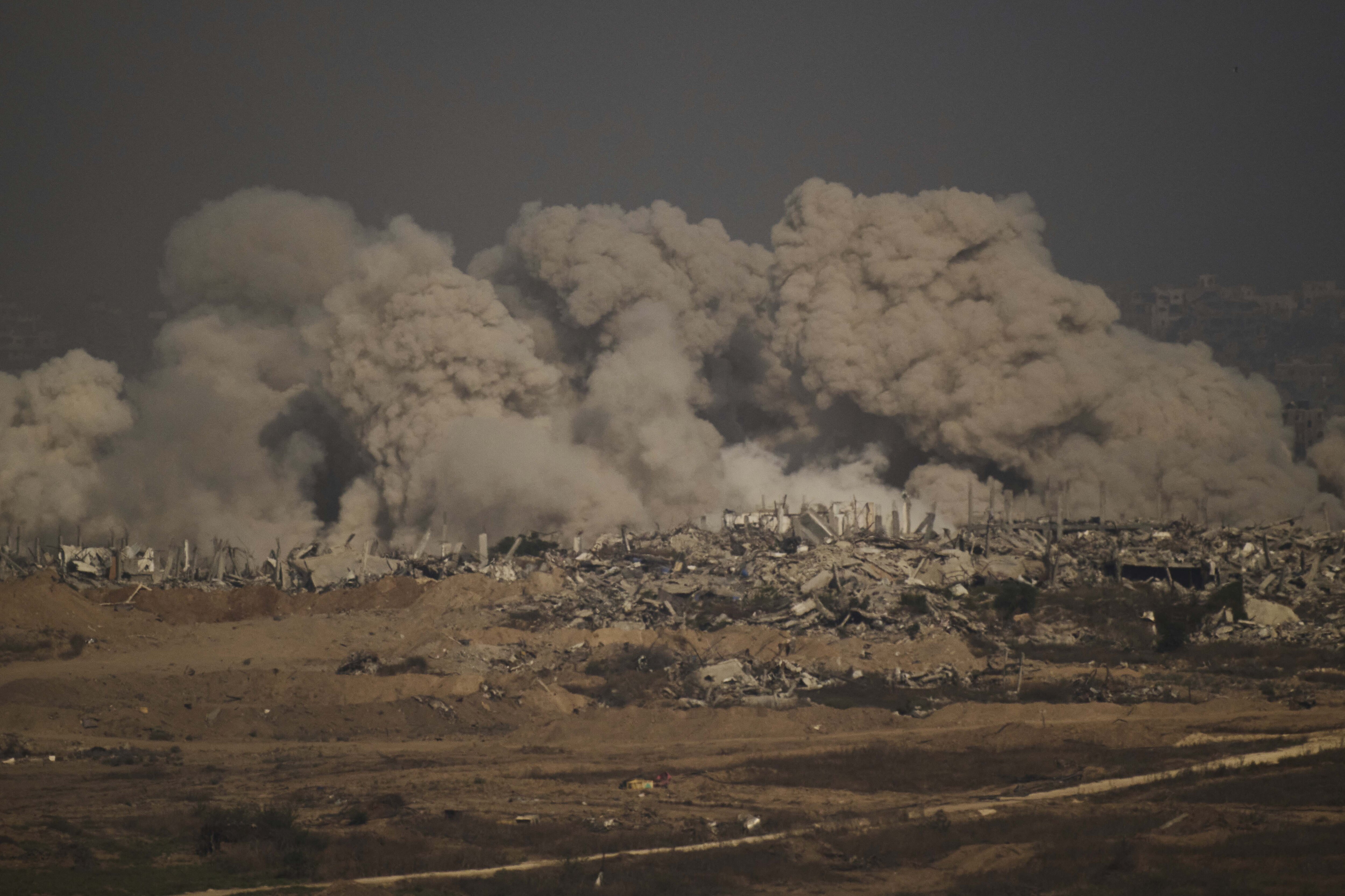 israel gaza war destruction