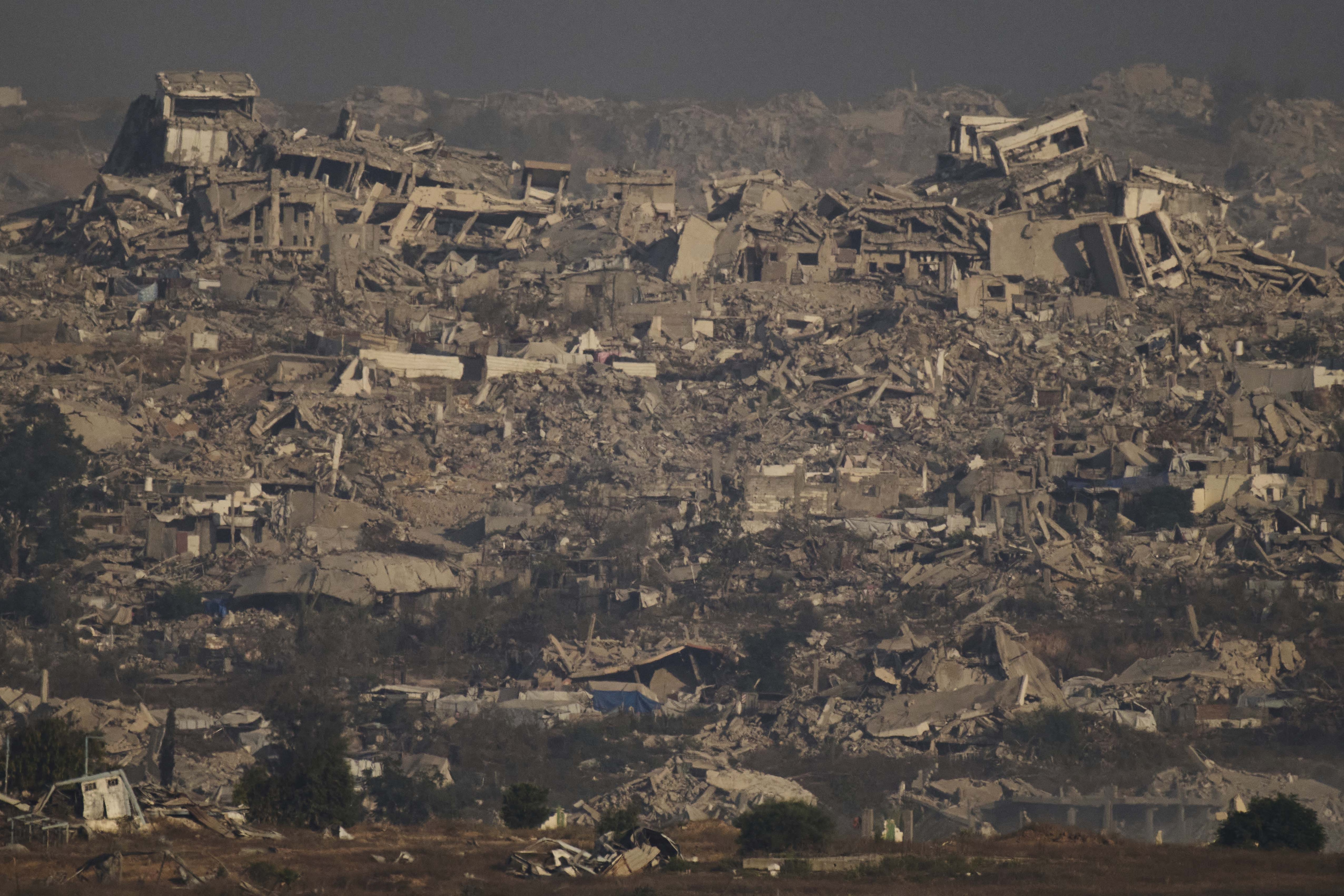 israel gaza war destruction