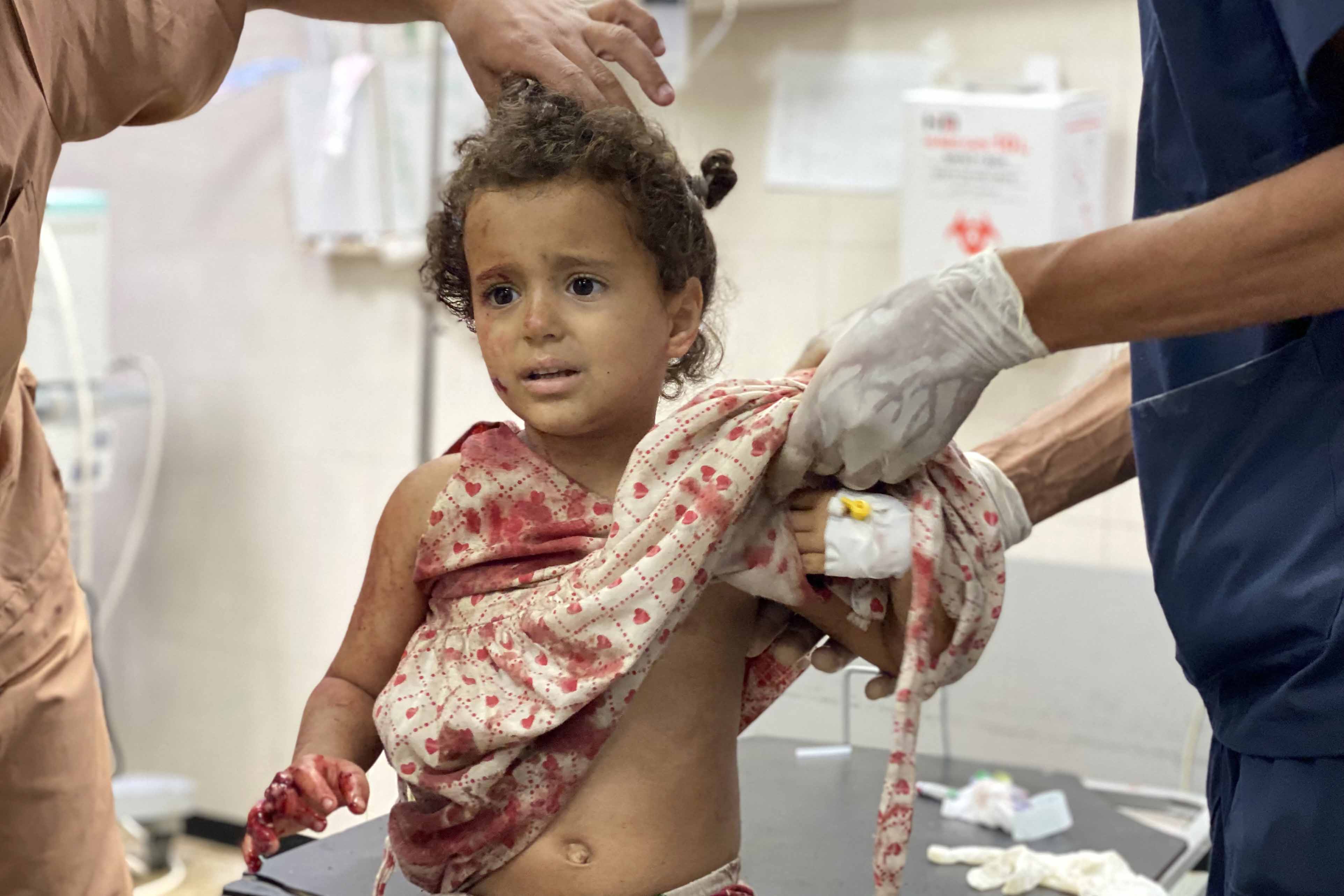 gaza israel war children condition