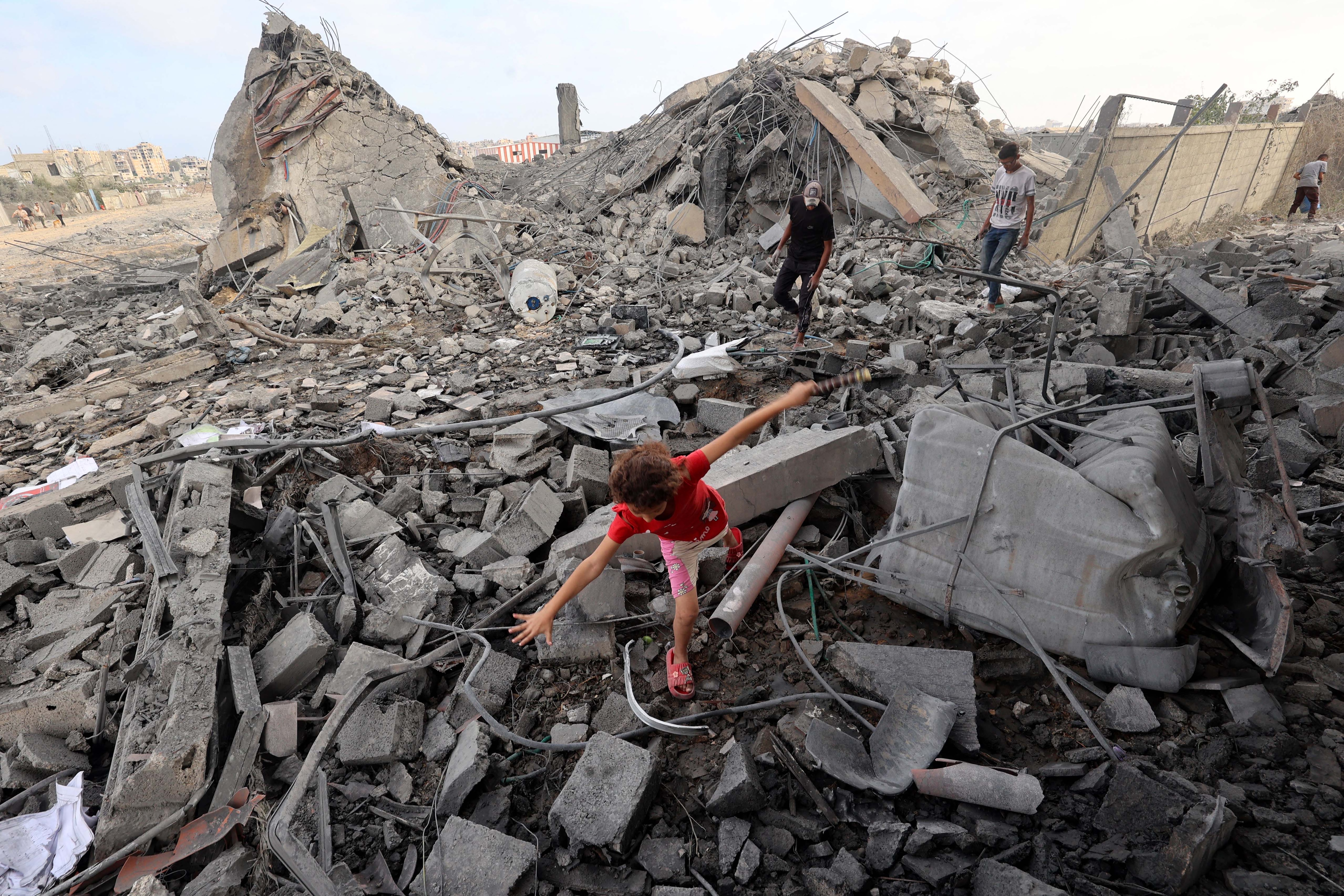 israel gaza war destruction