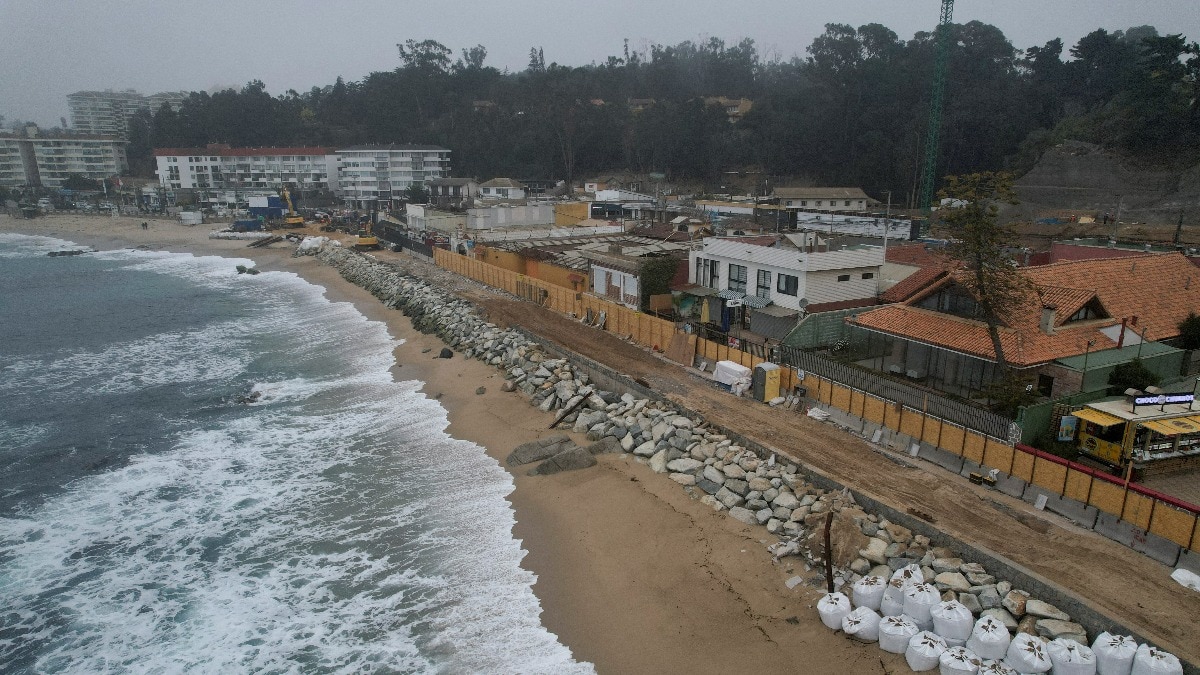 chile beach erosion