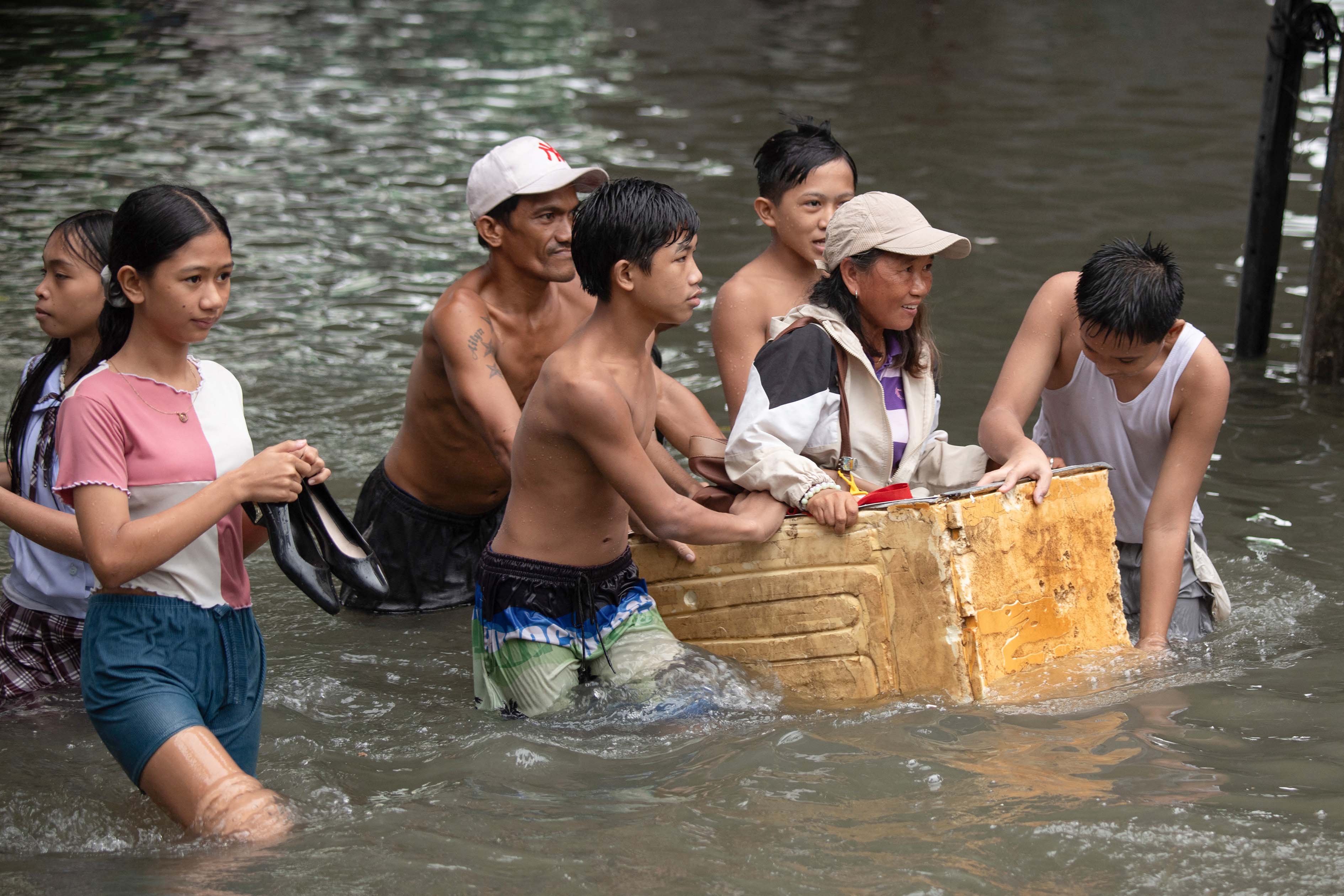 typhoon wipha rain flood