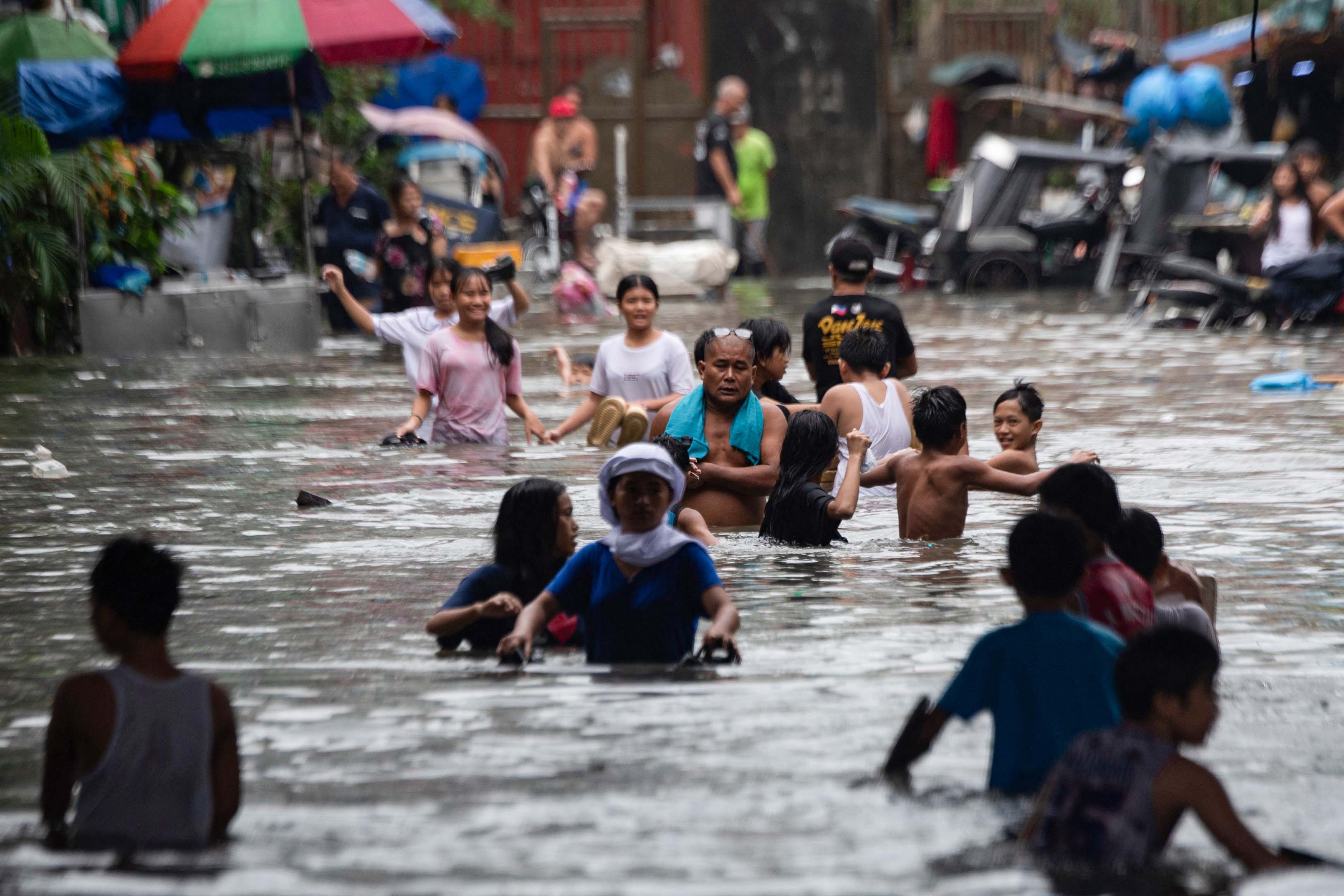 typhoon wipha rain flood