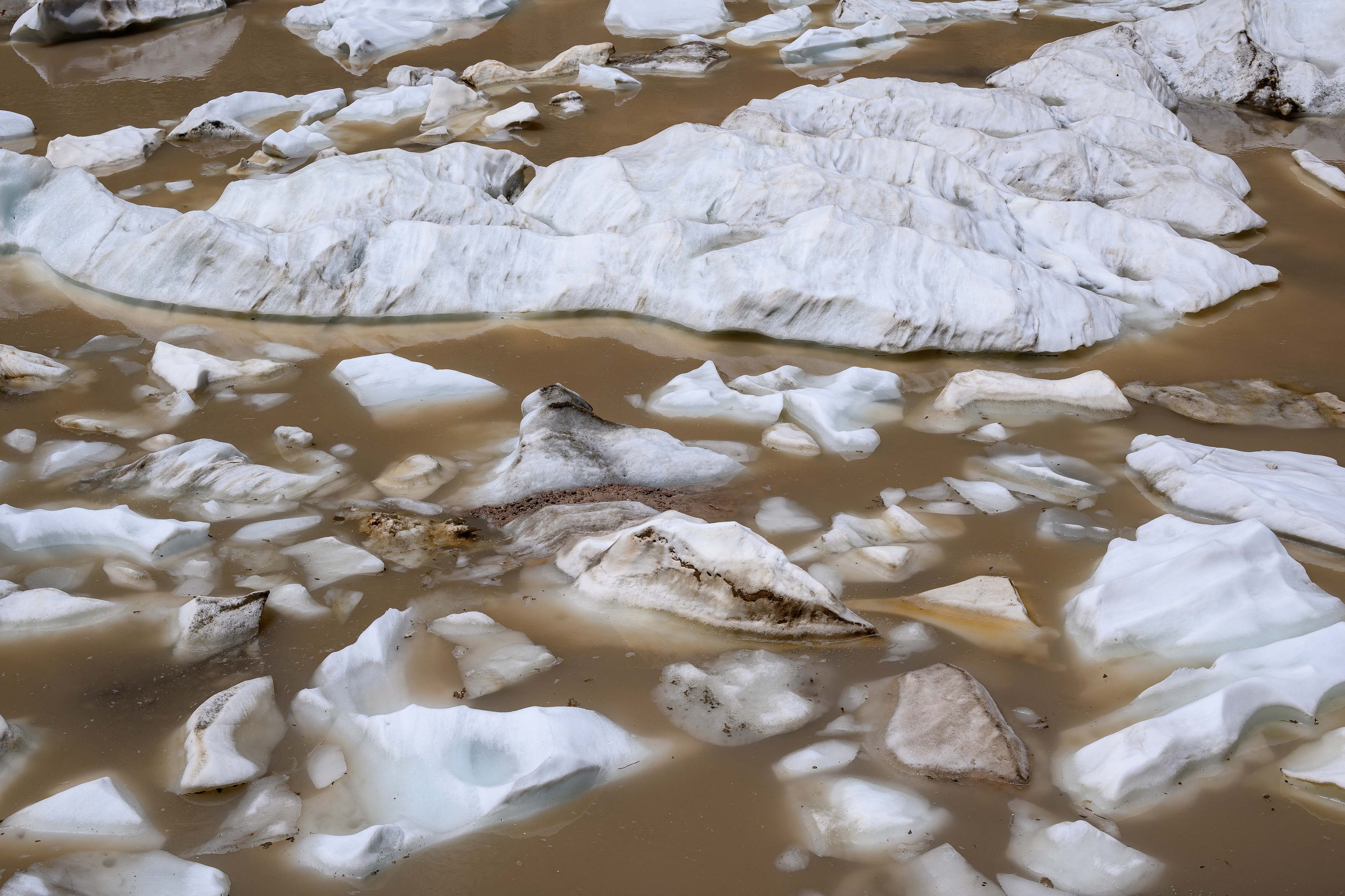 wildfire melting glaciers