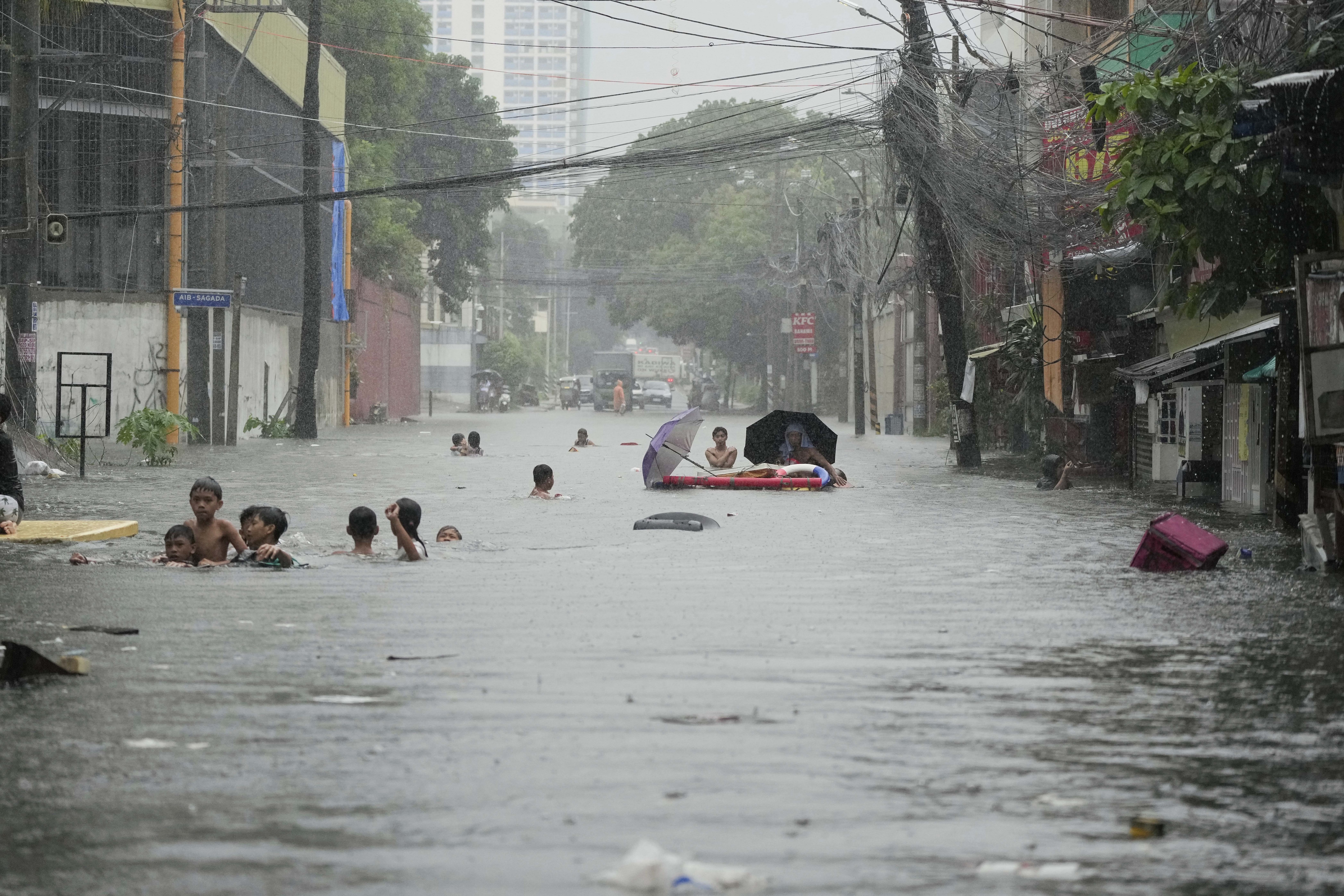 typhoon wipha rain flood