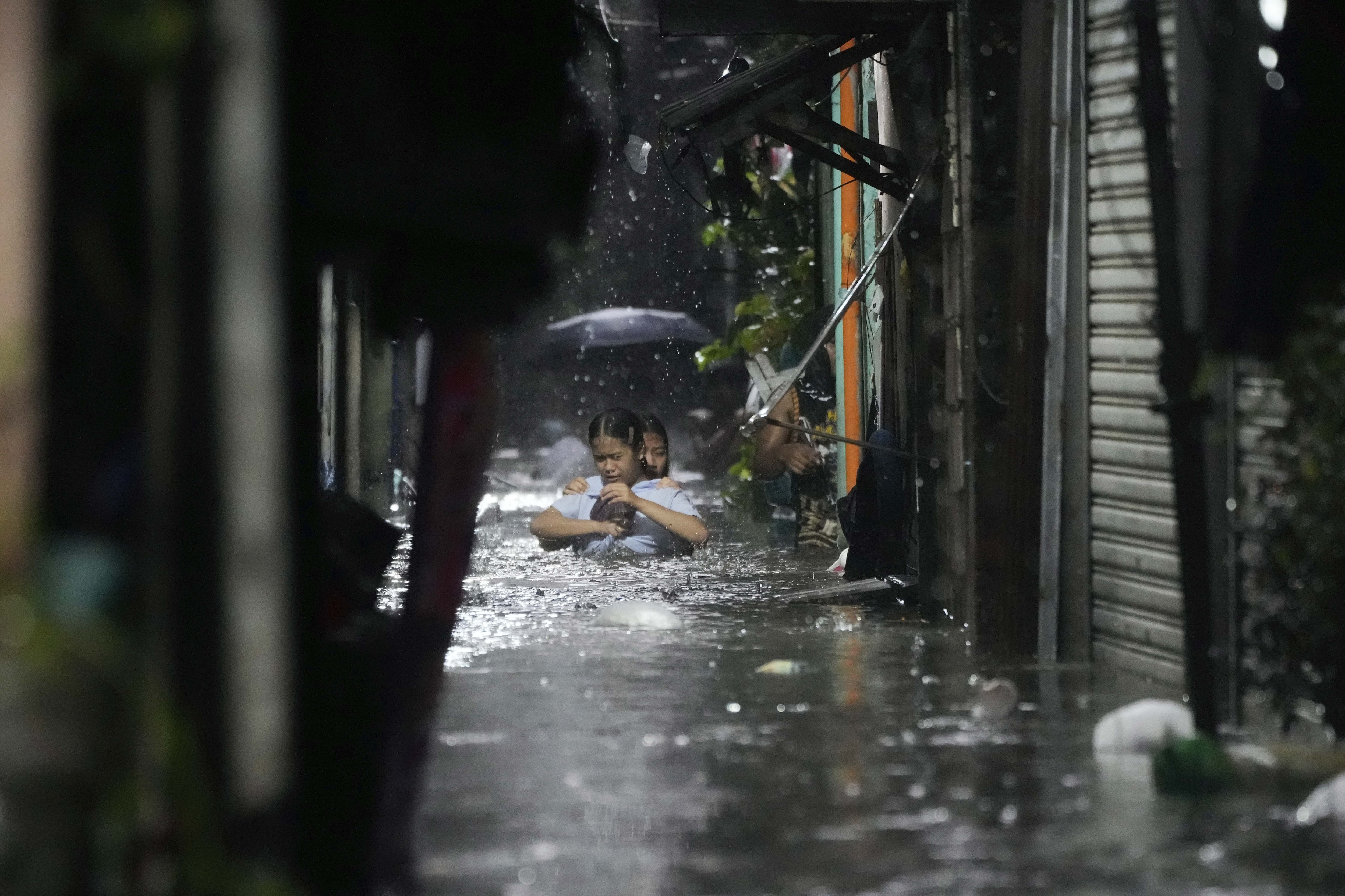 typhoon wipha rain flood