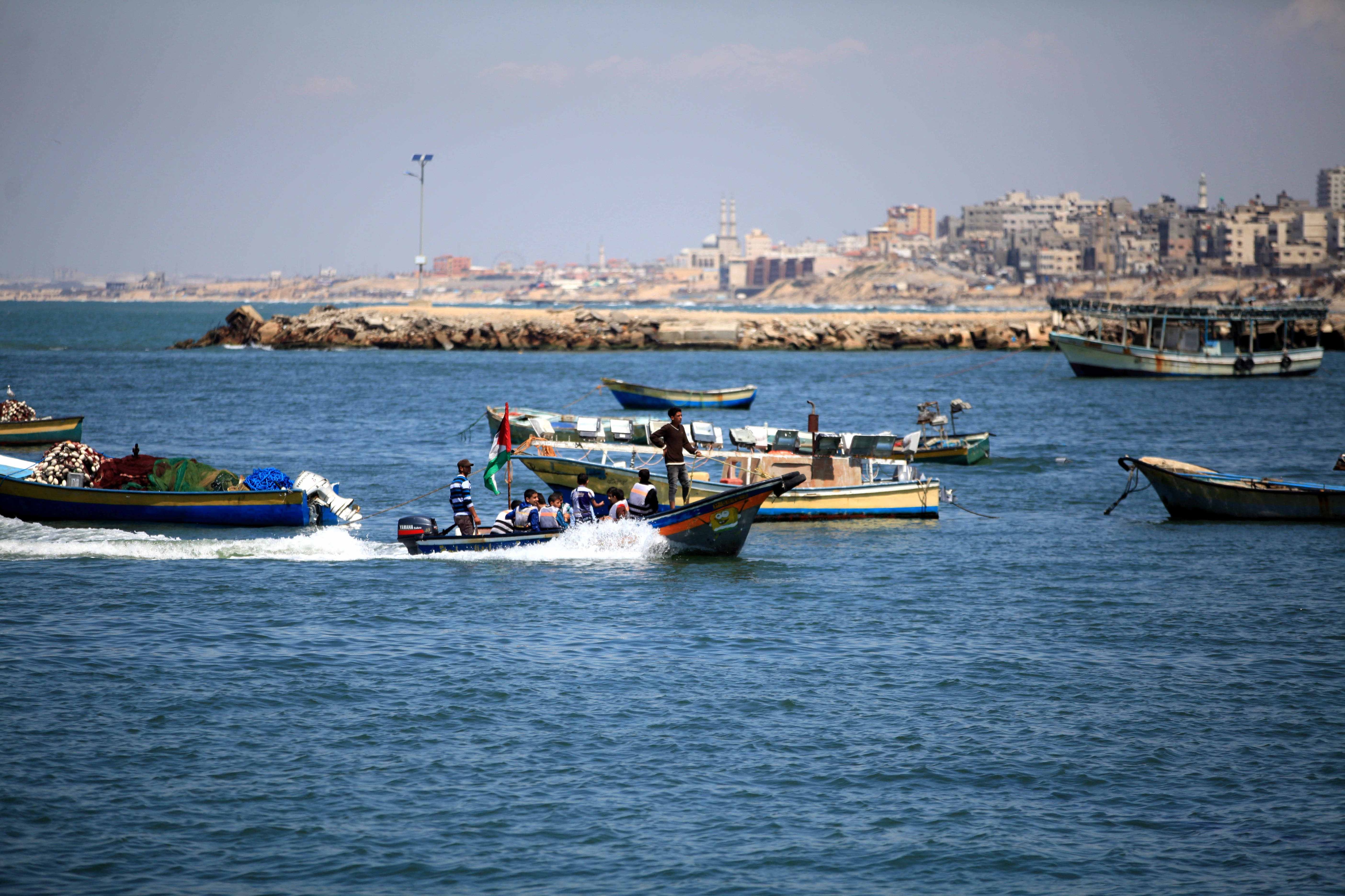 भूमध्य सागर (Mediterranean Sea) के किनारे बसा है गाजा