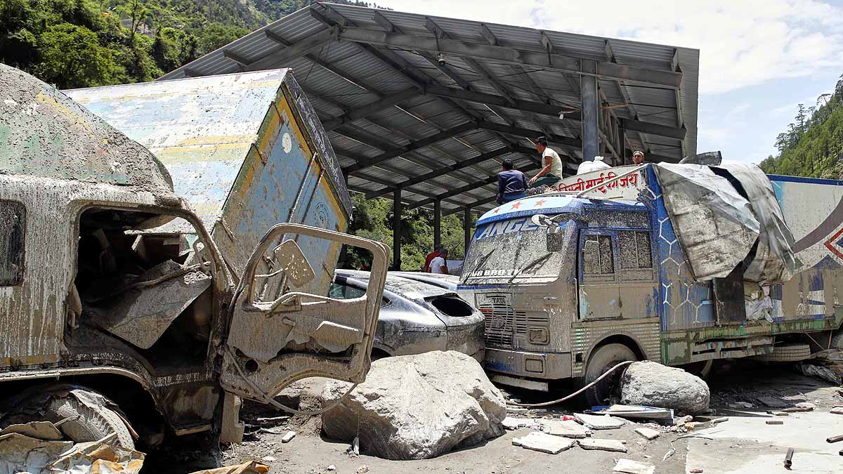 Tibetan glacial lake Nepal flood