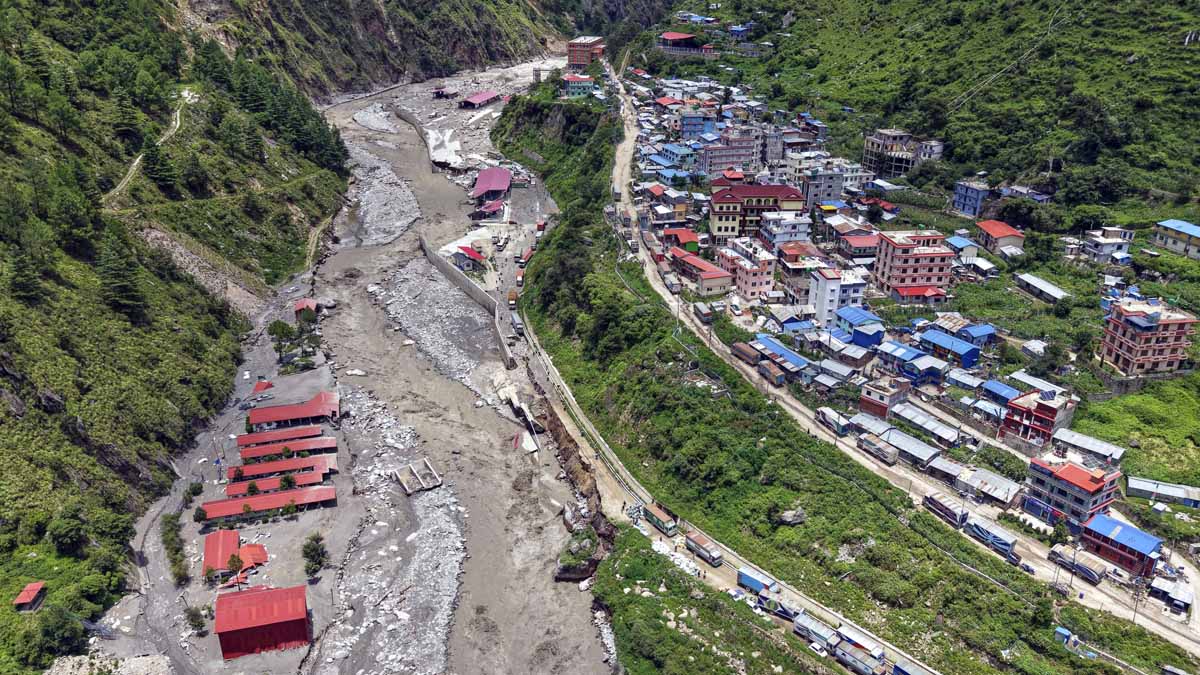 Tibetan glacial lake Nepal flood