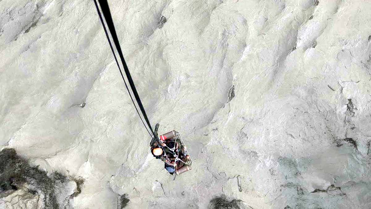 Tibetan glacial lake Nepal flood