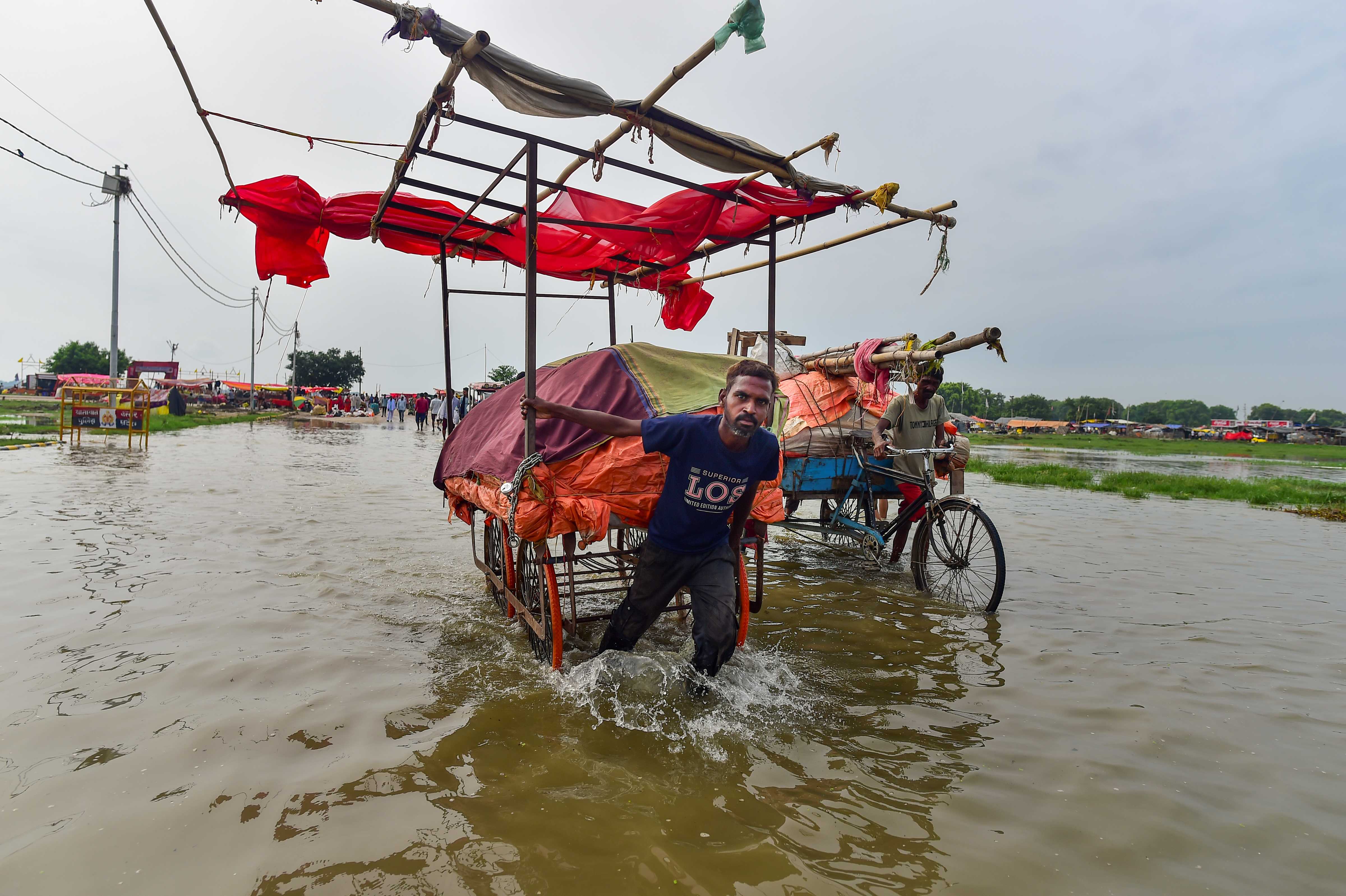 prayagraj flood heavy rainfall