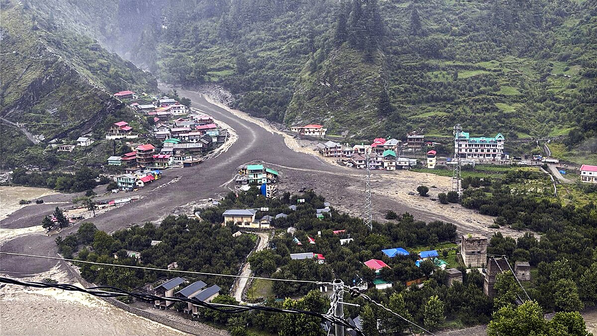 Cloud Burst in Himalayan States