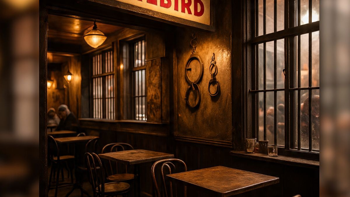 Jail themed bar