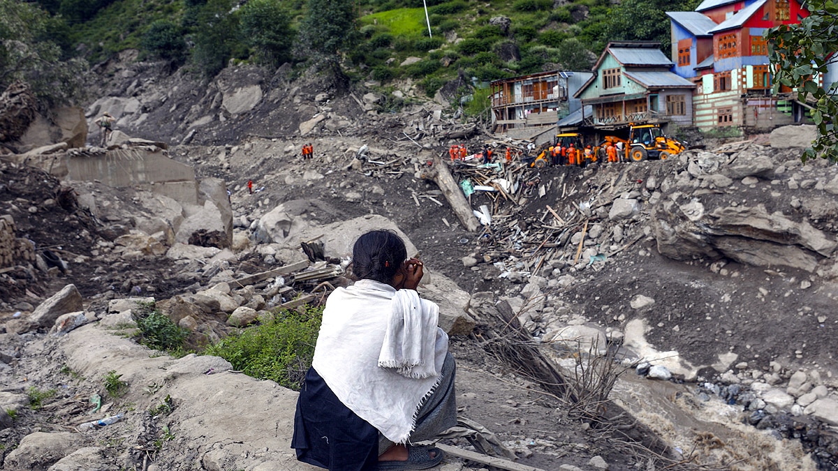 Cloud Burst in Himalayan States