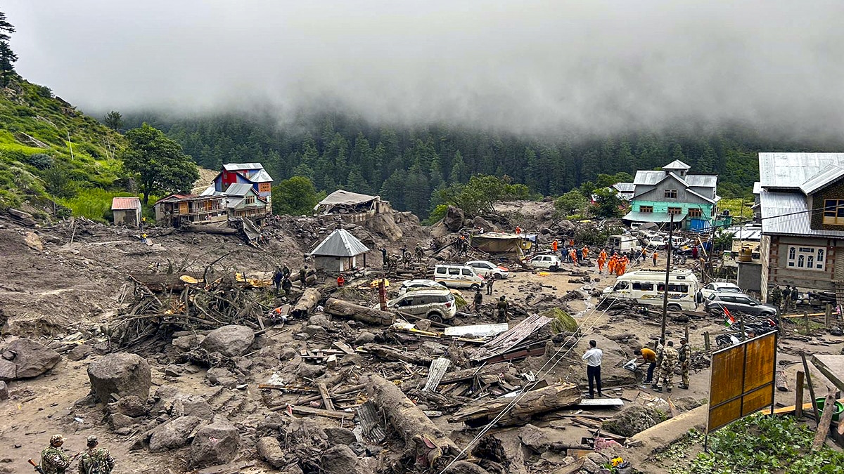 Cloud Burst in Himalayan States