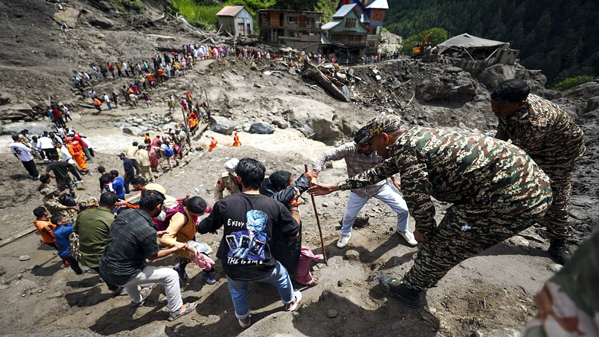 Cloud Burst in Himalayan States