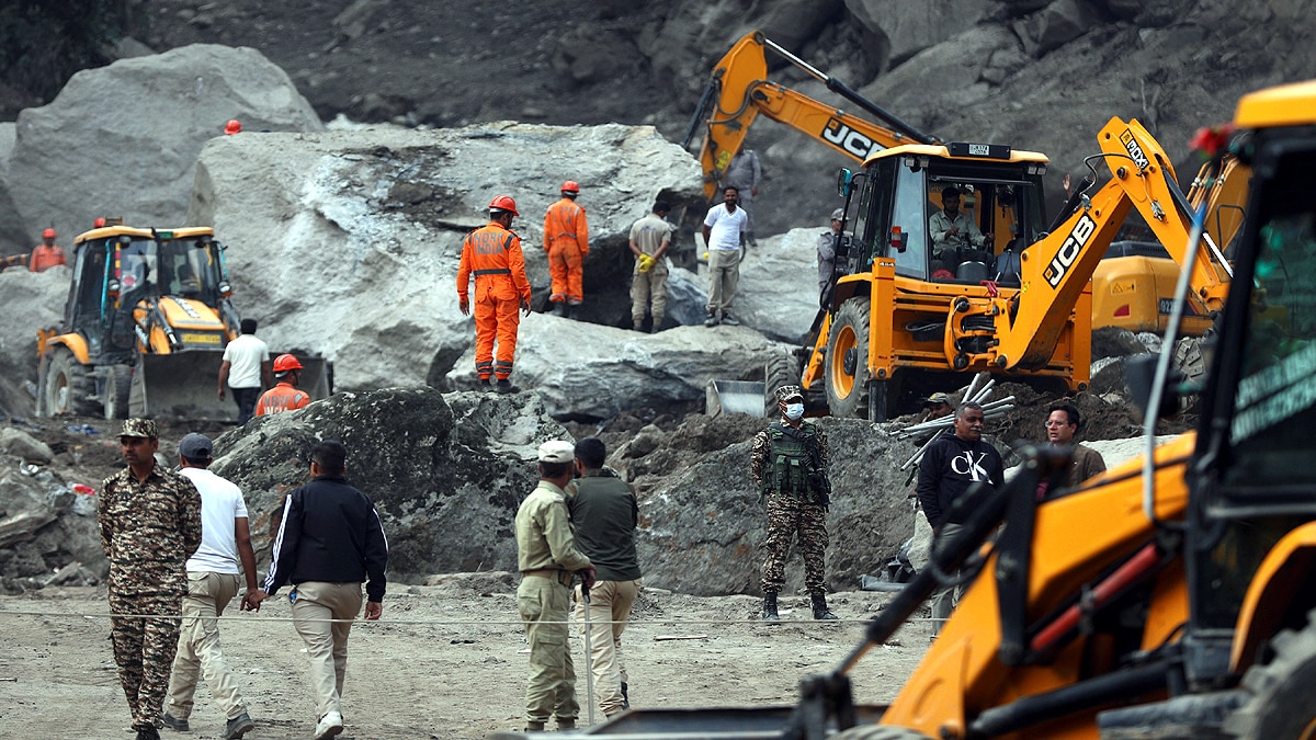 Cloud Burst in Himalayan States