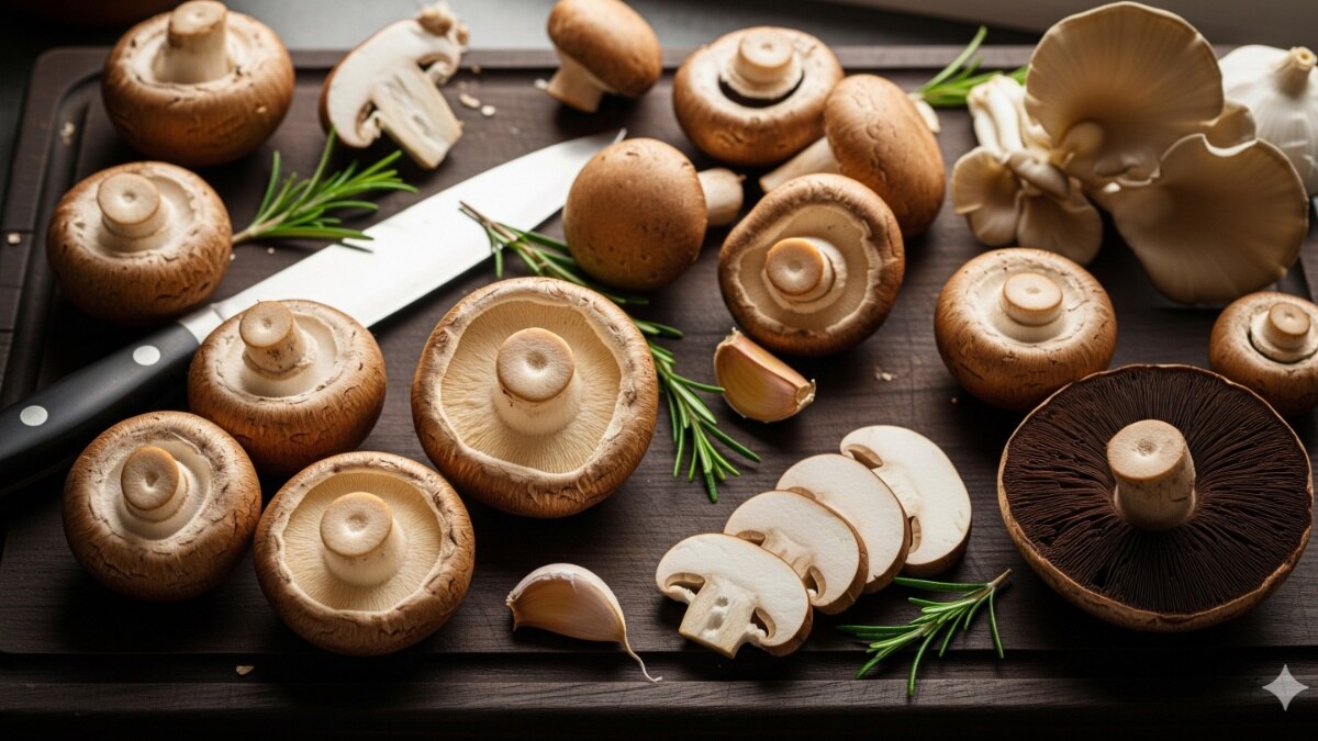 मशरूम खाकर भी पूरी की जा सकती है विटामिन डी की कमी! (Photo: AI Generated)