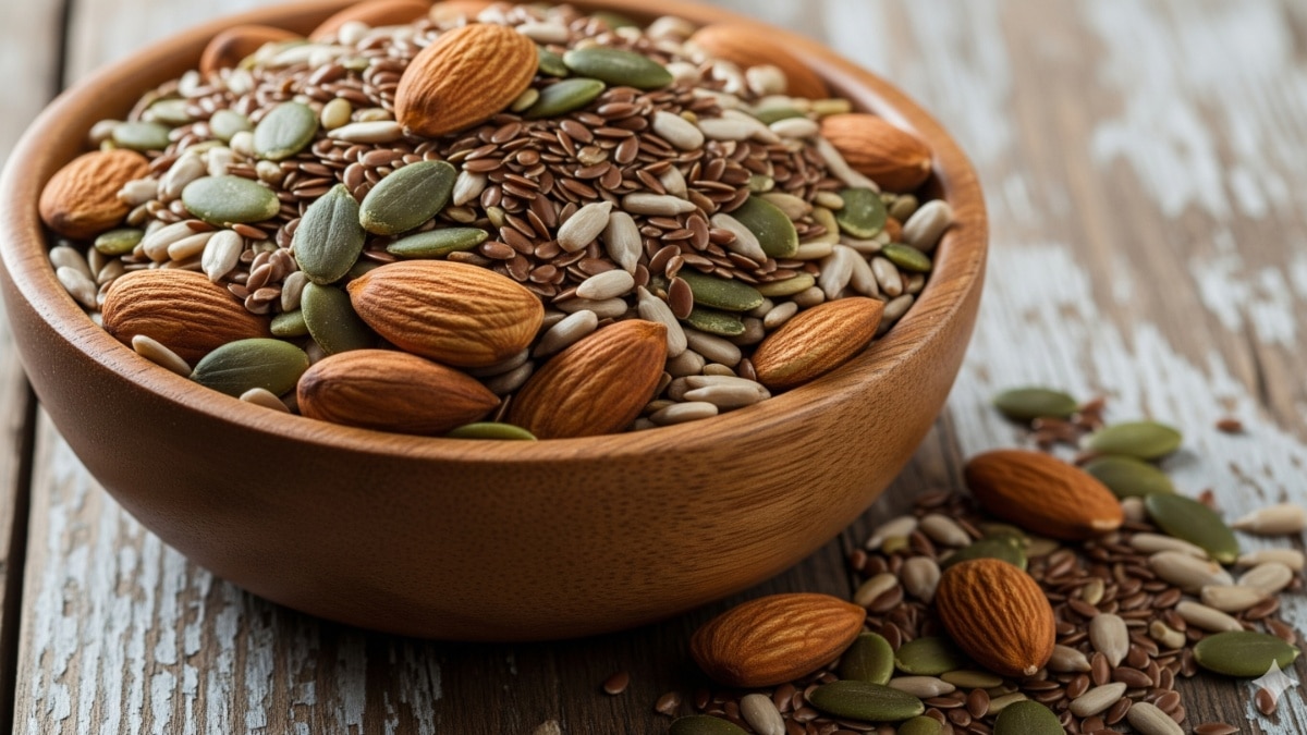 Almonds and Seeds (Photo: AI Generated)