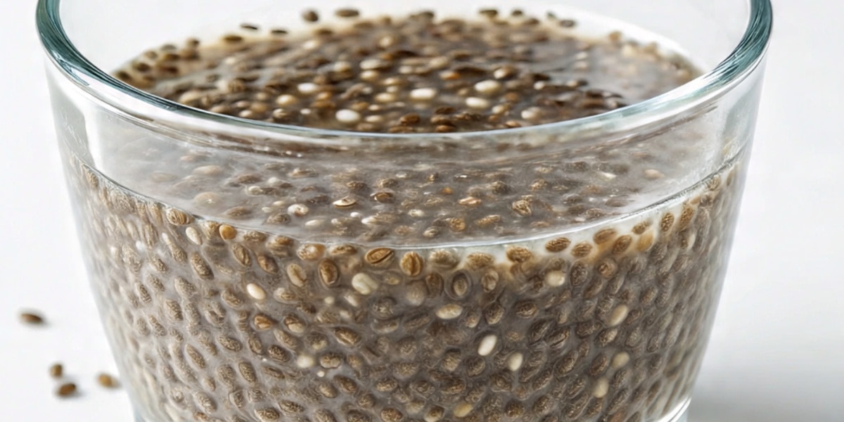 soaked chia seeds