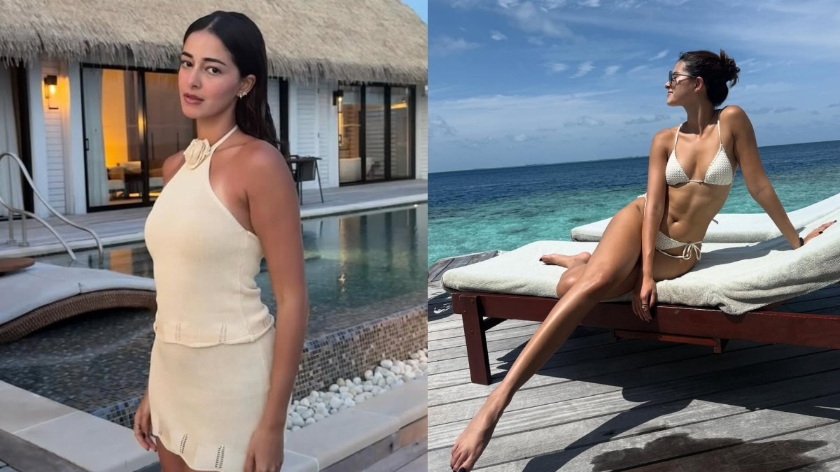समंदर किनारे व्हाइट बिकिनी में छाईं अनन्या, दिए किलर पोज, फैंस बोले- खूबसूरत...