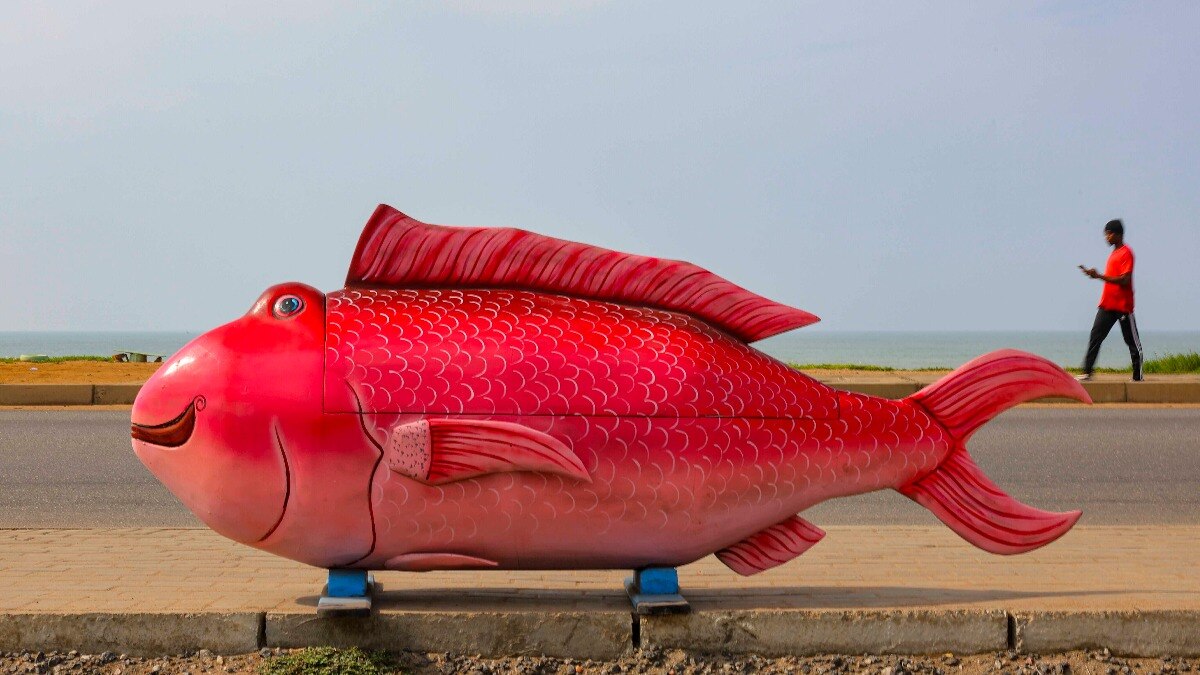 Photos: खिलौने नहीं, ताबूत हैं ये... यहां लोग क्यों बना रहे है मछली, केकड़े वाले कॉफिन!