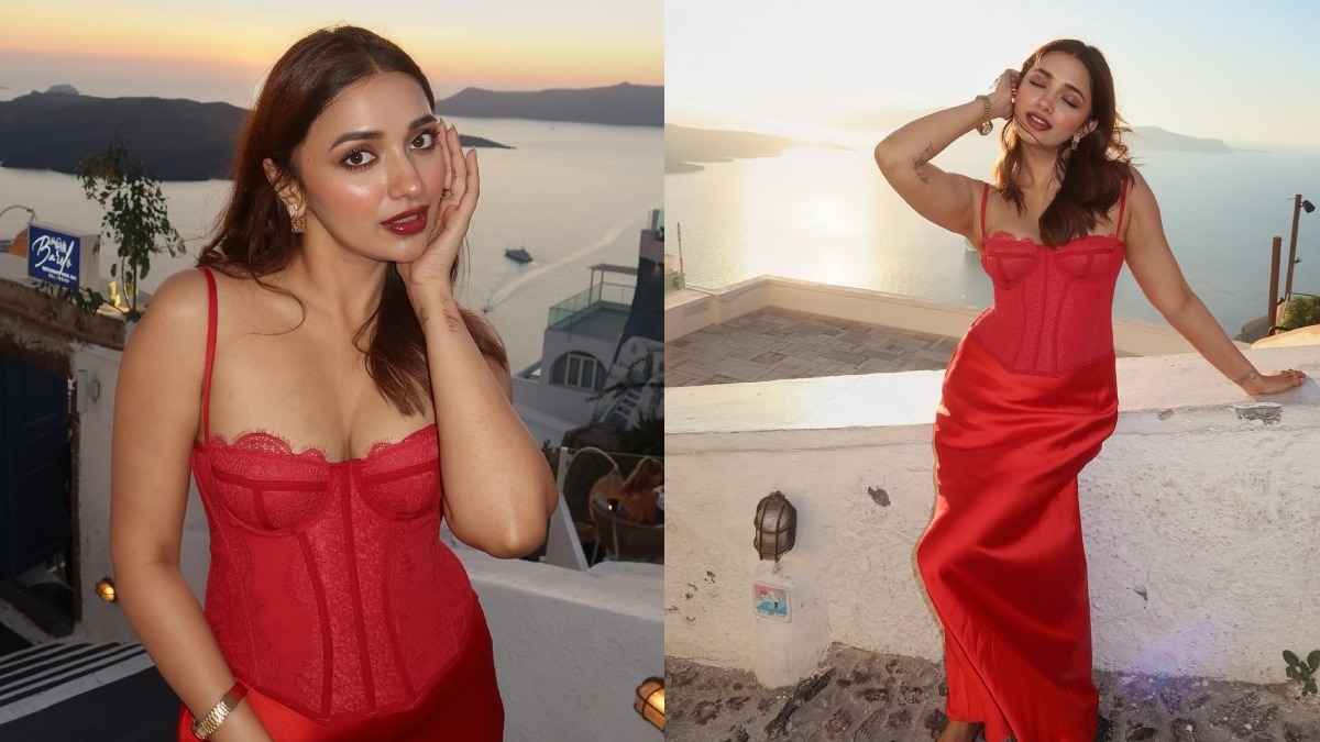 रेड ड्रेस में एक्ट्रेस ने ढाया कहर, पर्दे से है दूर, फैन्स बोले- क्या ये रियल में ऐसी दिखती हैं?