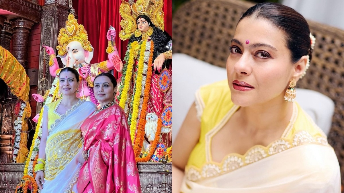 दुर्गा पूजा में चहकीं काजोल, जया बच्चन संग खिलखिलाईं, बहन रानी मुखर्जी संग दिखी बॉन्डिंग