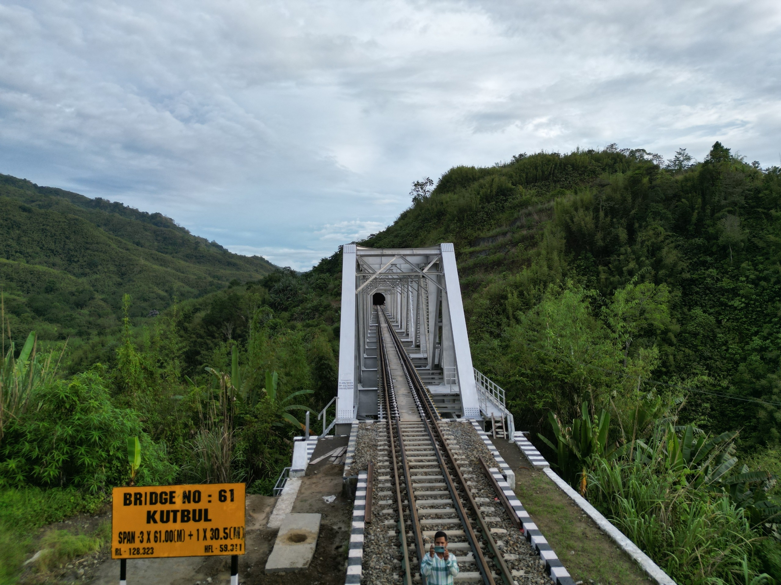 First Rail Track For Aizawl (Photo-ITG)
