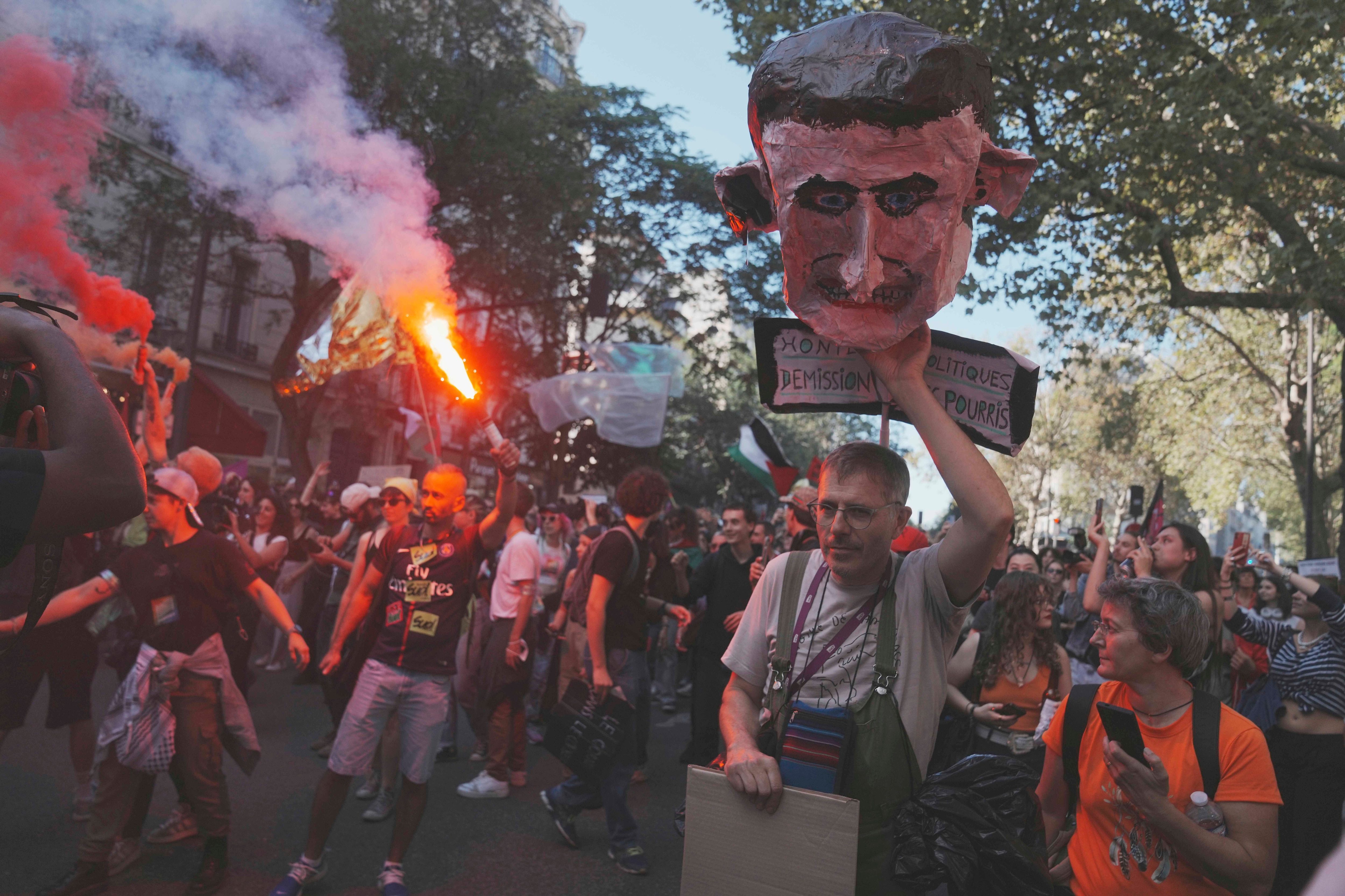 France budget protests