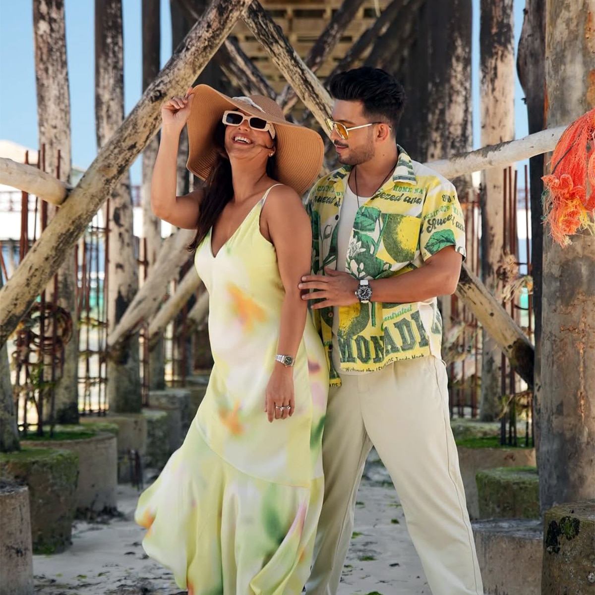 नेहा स्वामी, अर्जुन बिजलानी (Photo: Instagram @nehaswamibijlani)