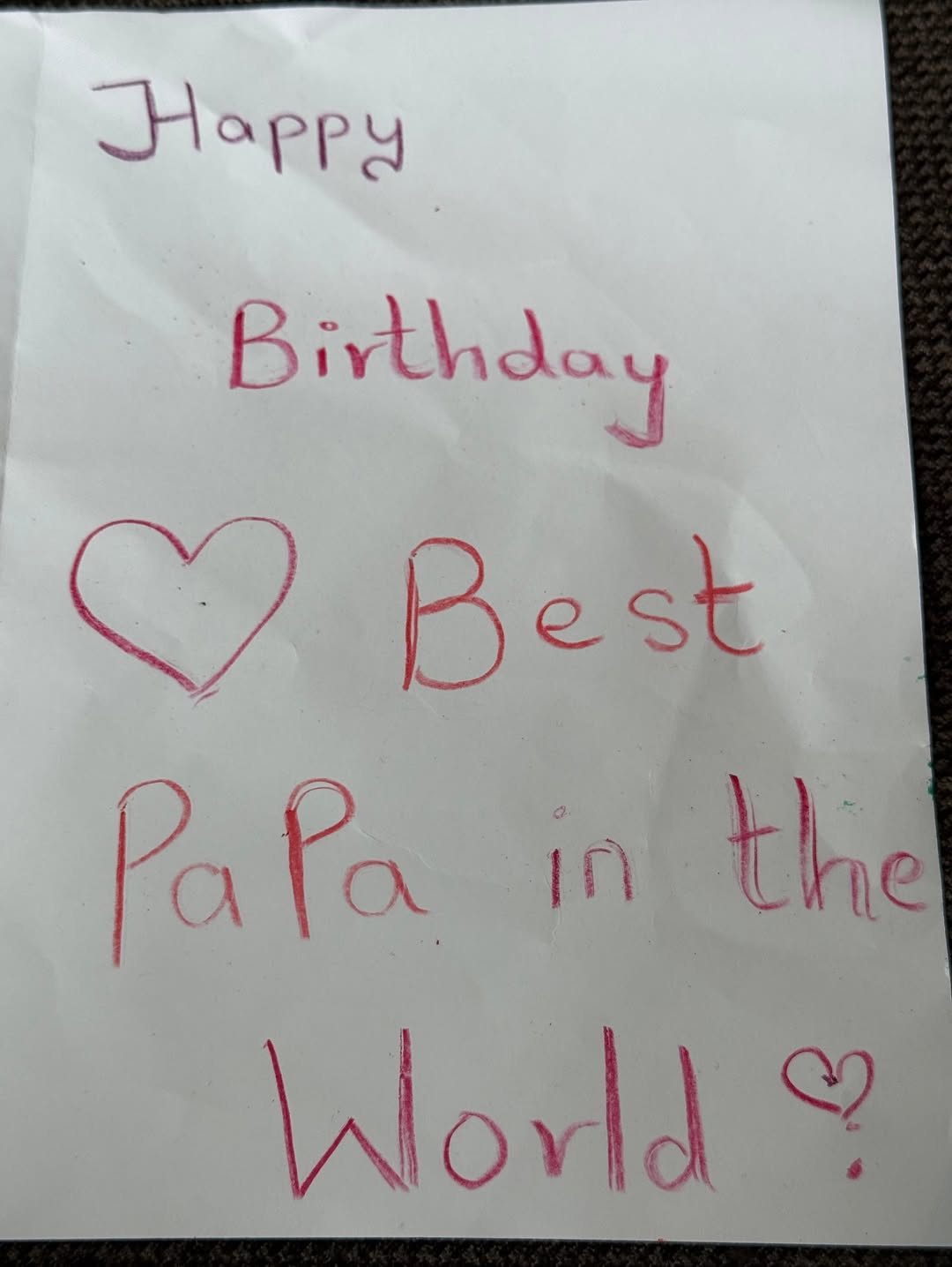 Raha birthday wish for Papa Ranbir Kapoor