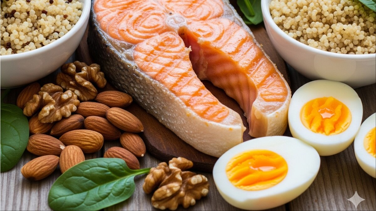 मांस, मछली और अंडे