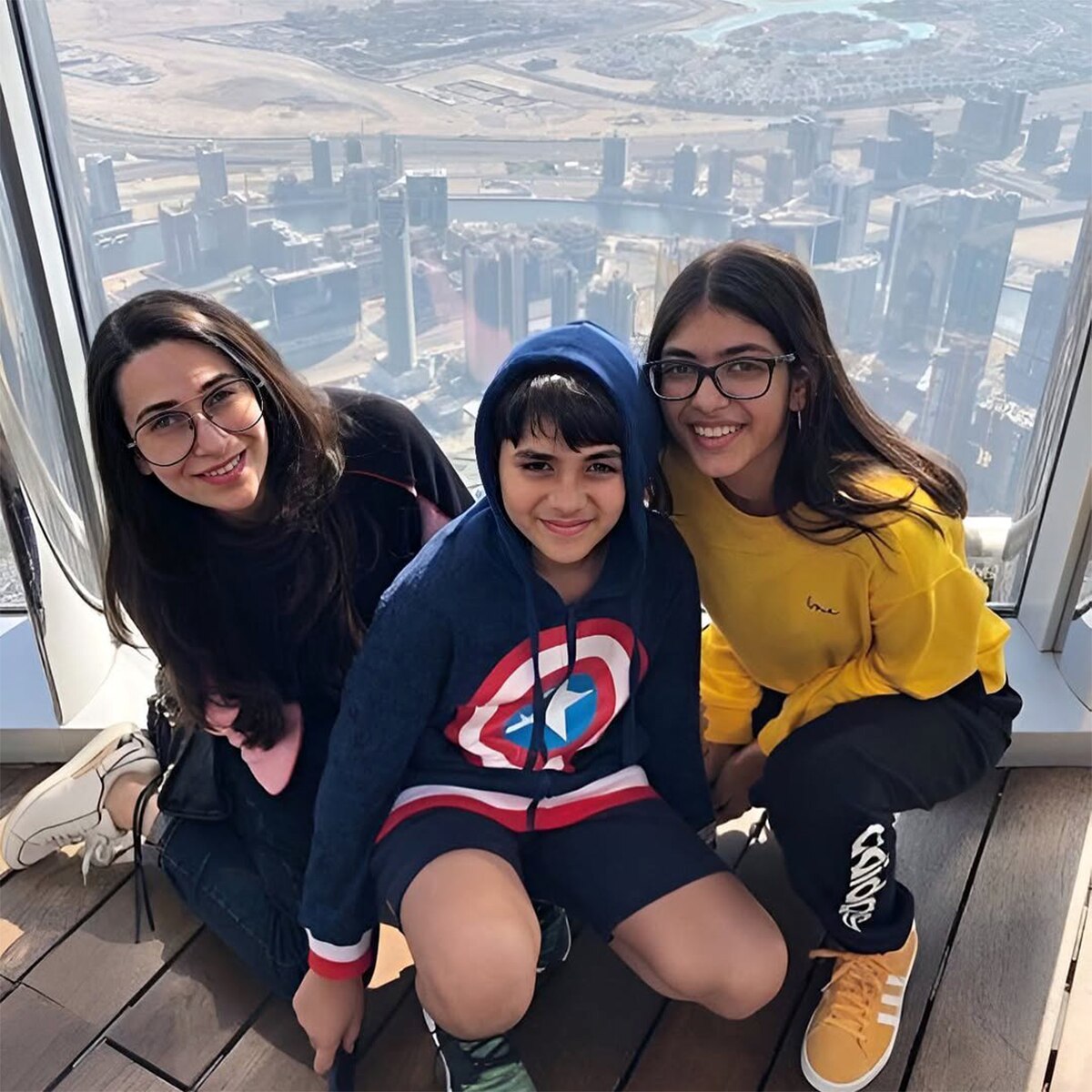 समायरा कपूर, करिश्मा कपूर, किआन कपूर (Photo: Instagram @Therealsamairakapur)