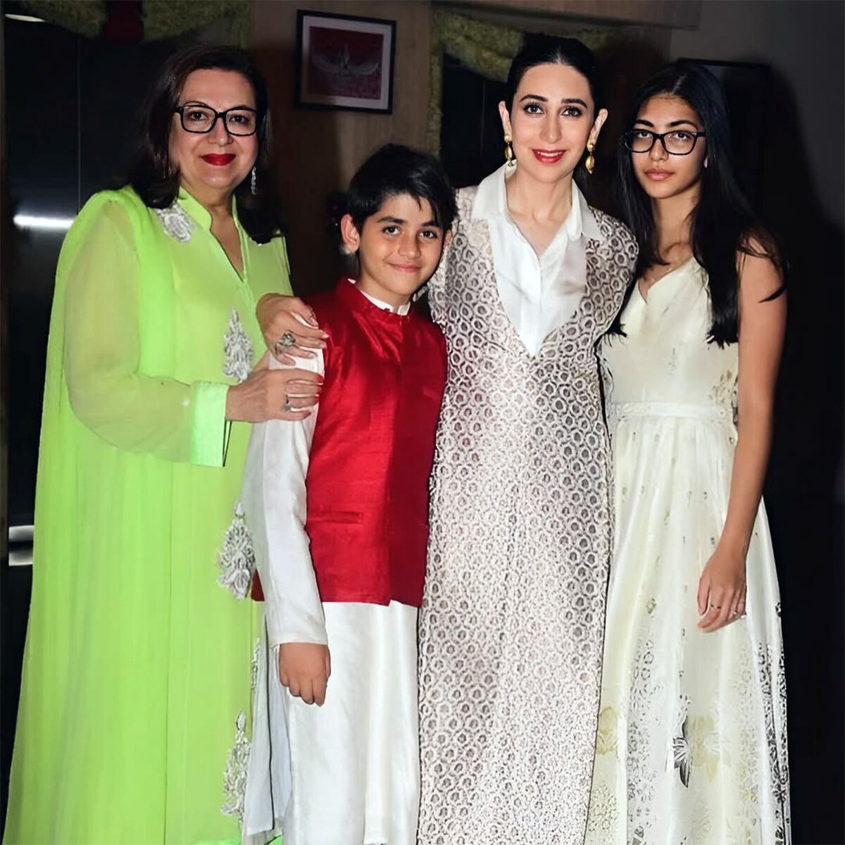 समायरा कपूर, करिश्मा कपूर, किआन कपूर (Photo: Instagram @Therealsamairakapur)